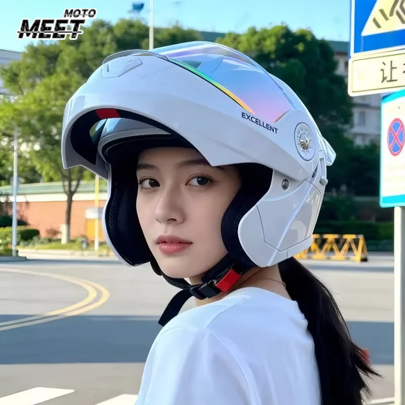 Motorcycle Helmet Sun Visor Inner - Dört Mevsim Modüler Motosiklet Kaskı, Dahili