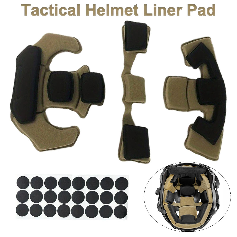 Helmet Replacement Liner Pads - Taktik Kask Astar Pedi Seti Evrensel