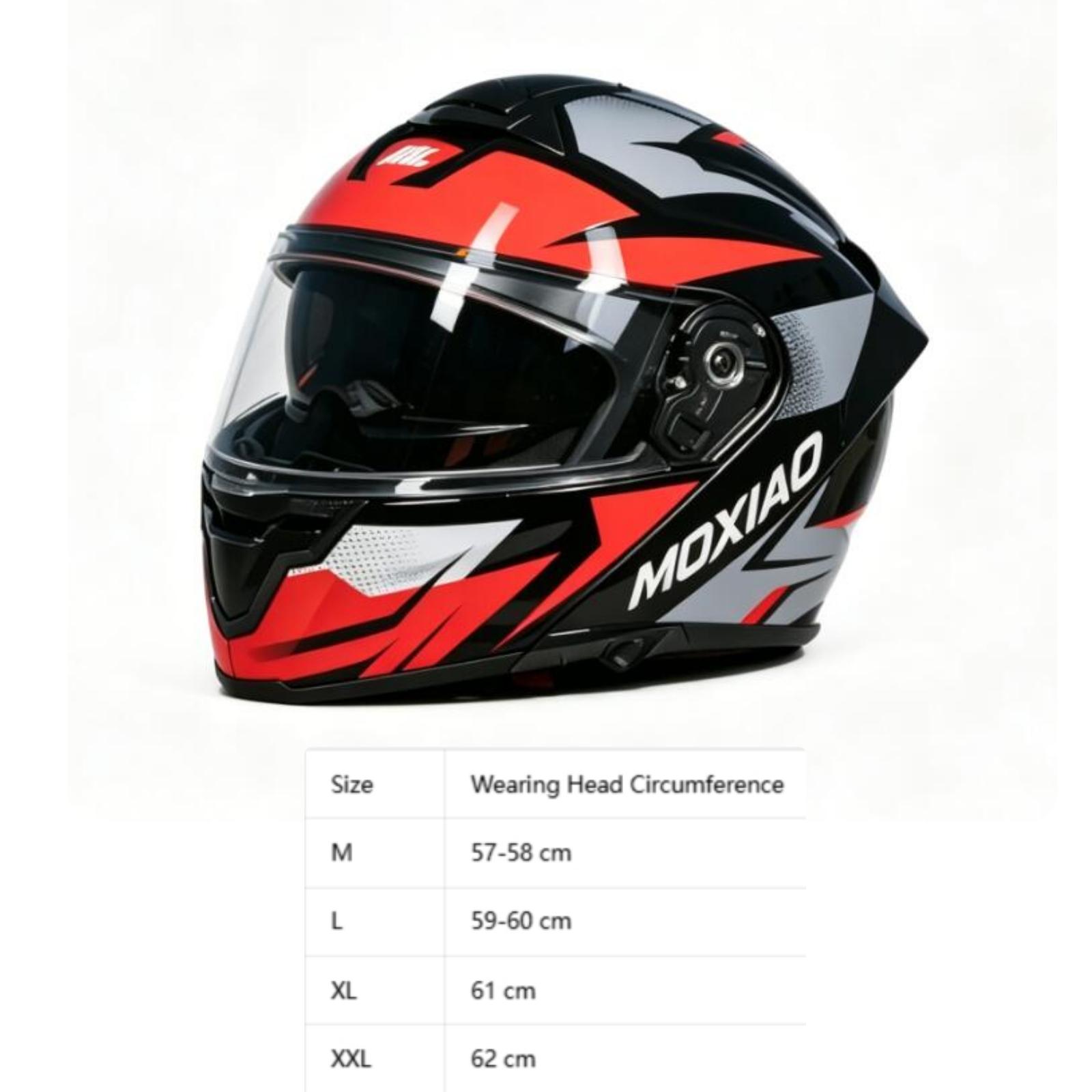 Motorcycle Helmet Sun Visor Inner - DOT Sertifikalı, İç Güneşlikli, Ön Kısmı