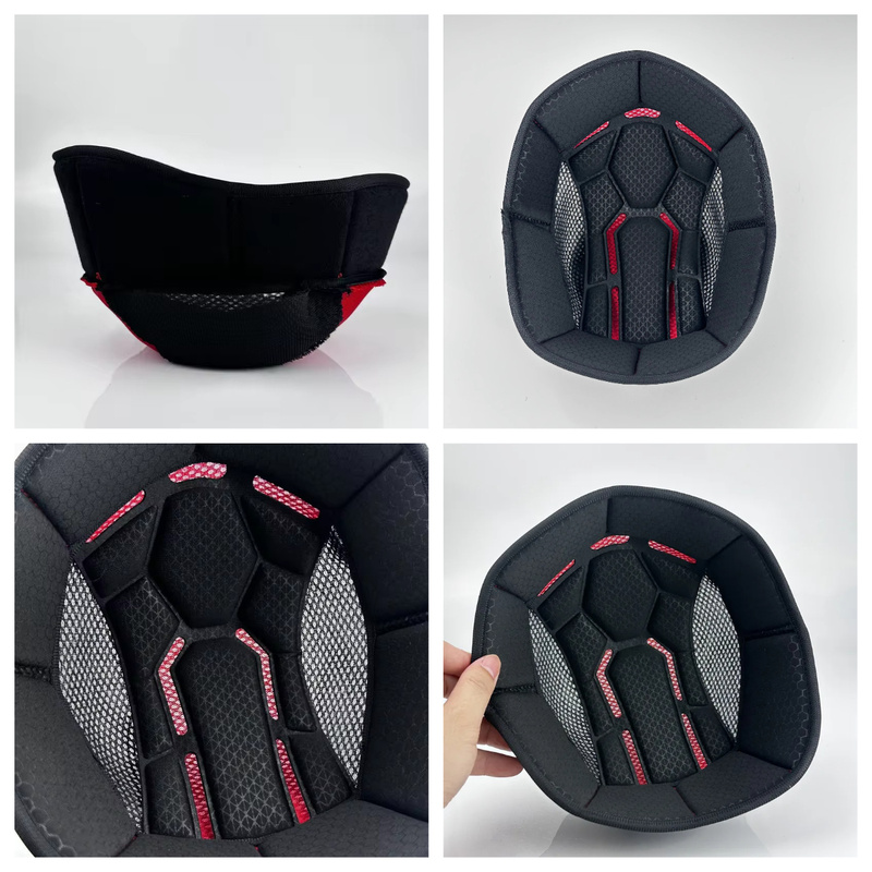 Helmet Replacement Liner Pads - 016 Yüksek Kaliteli, Vintage Tarzı, Yarım