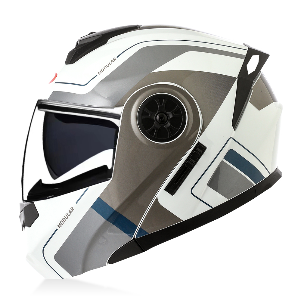 Modular Motorcycle Helmet Dot Approved - Yüksek Kaliteli Modüler Açılır Kapanır Motosiklet