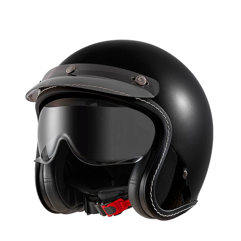 Motorcycle Helmet Sun Visor Inner - Retro Açık Yüz 3/4 Yarım Motosiklet