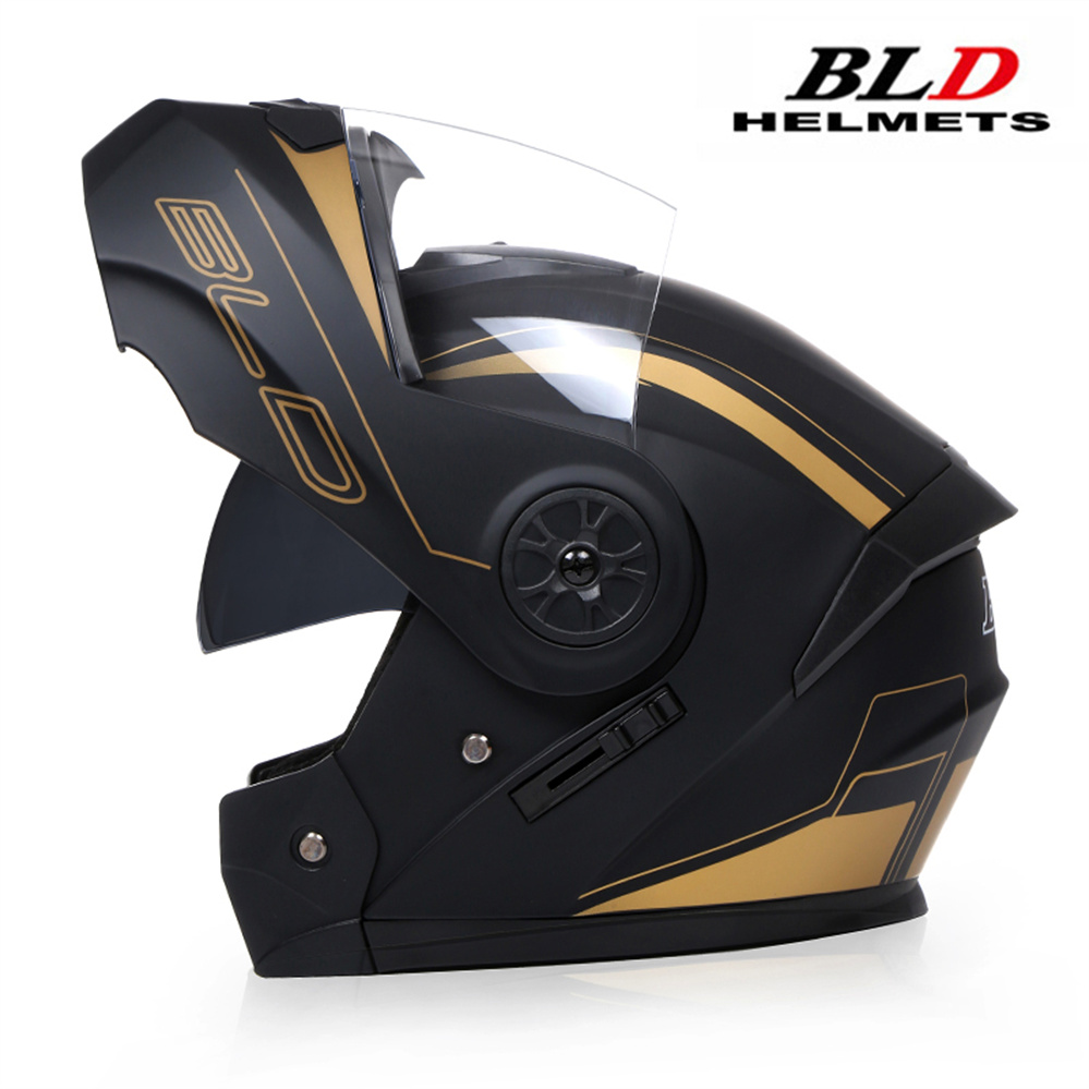 Modular Motorcycle Helmet Dot Approved - Kişiselleştirilmiş tam yüz Casco yukarı çevirmek