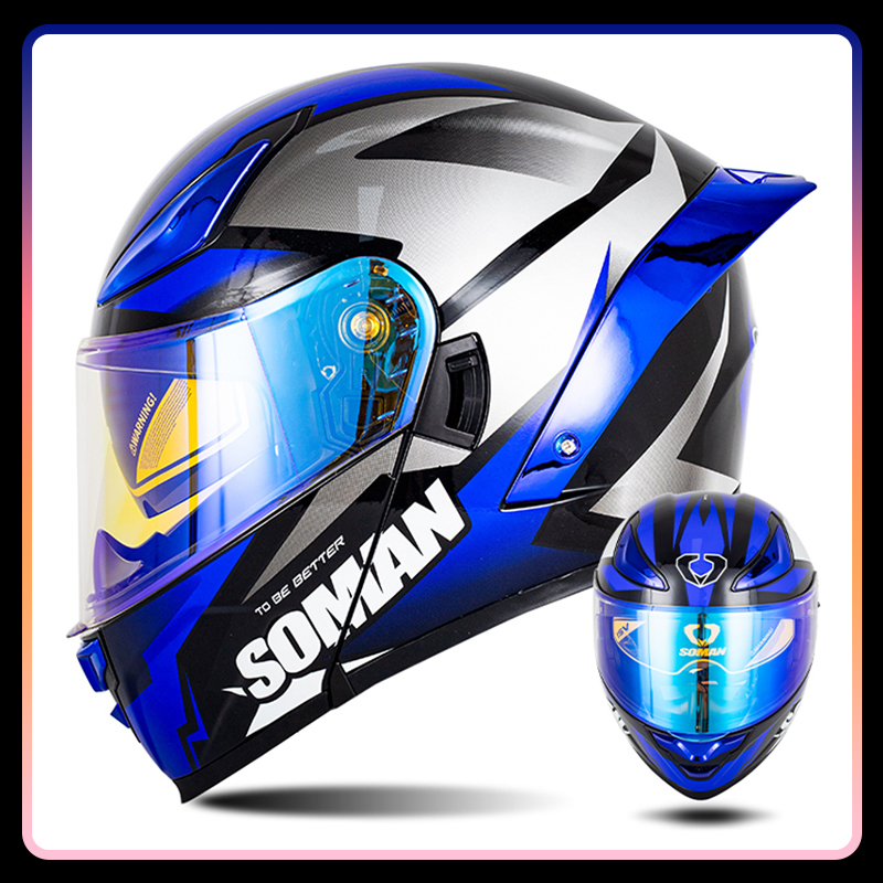 DOT Onaylı Tam Yüz Motosiklet  - Flip Up Helmet Dual Visor incelemesi ve fiyatı