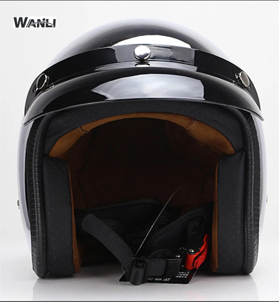 Ayna Gümüş Krom Motosiklet Açı - Open Face Helmet Retro Vintage incelemesi ve fiyatı