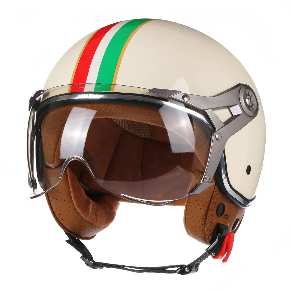 Vintage BLD Motosiklet Kask Je - Open Face Helmet Retro Vintage incelemesi ve fiyatı