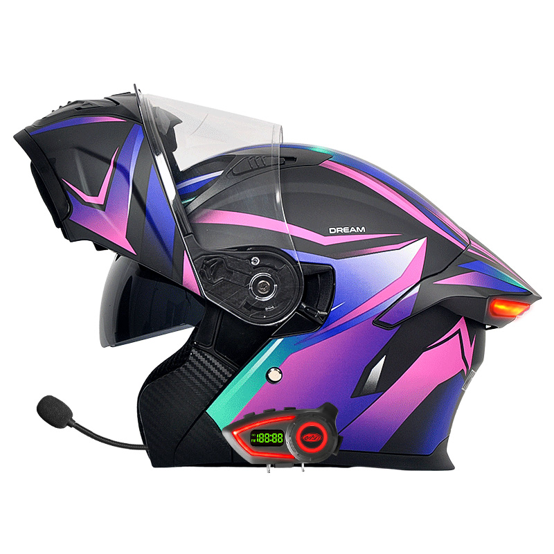DOT Motosiklet Kaskları Çift V - Modular Motorcycle Helmet Dot Approved incelemesi ve fiyatı