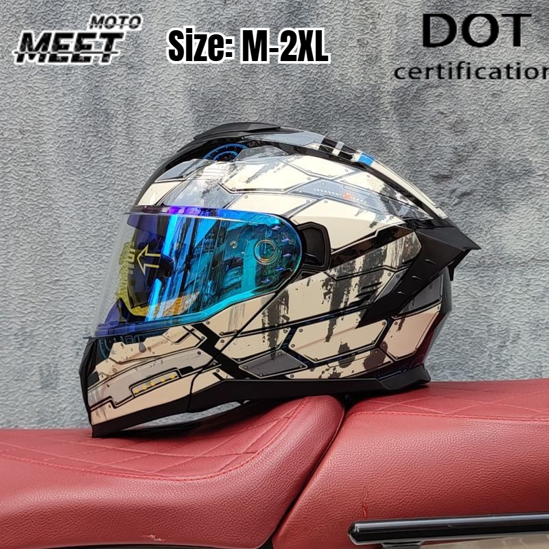 Uniseks, Tam Yüz Kapsayan Moto - Flip Up Helmet Dual Visor incelemesi ve fiyatı