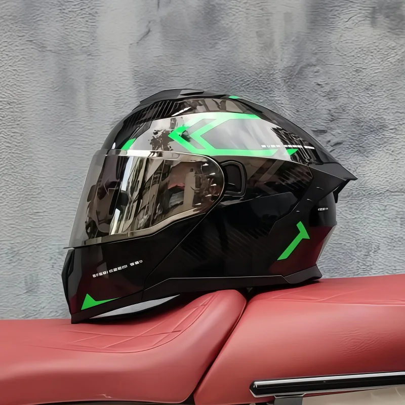Uniseks, Tam Yüz Kapsayan Moto - Flip Up Helmet Dual Visor incelemesi ve fiyatı