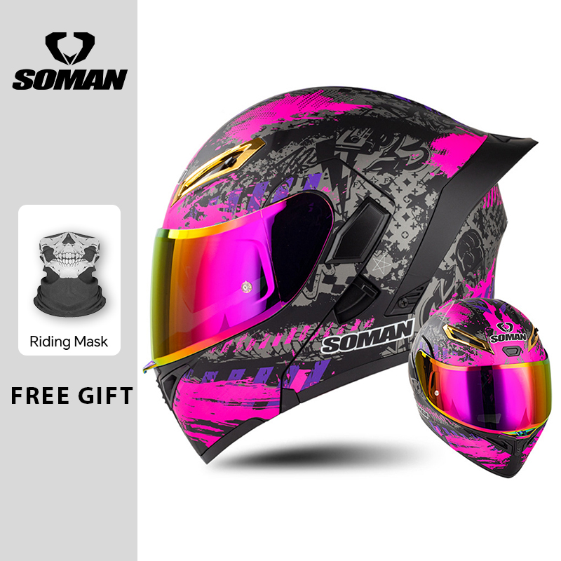 Erkek Motosiklet Kaskı DOT Ona - Flip Up Helmet Dual Visor incelemesi ve fiyatı