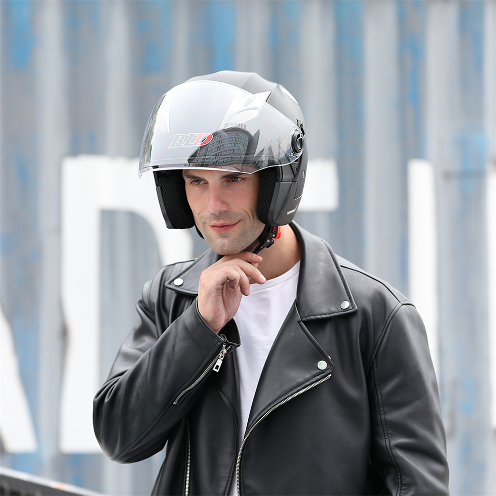 BLD Şık 3/4 Yarım Yüz Kaskı Mo - Motorcycle Helmet Bluetooth Built In incelemesi ve fiyatı