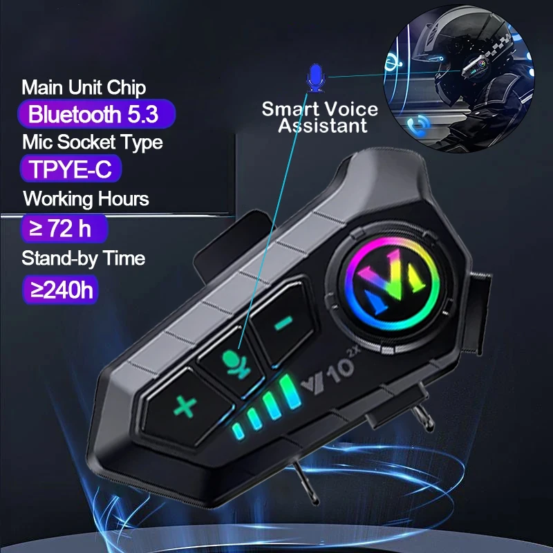 V10 2X Bluetooth Motosiklet Ka - Motorcycle Helmet Bluetooth Built In incelemesi ve fiyatı