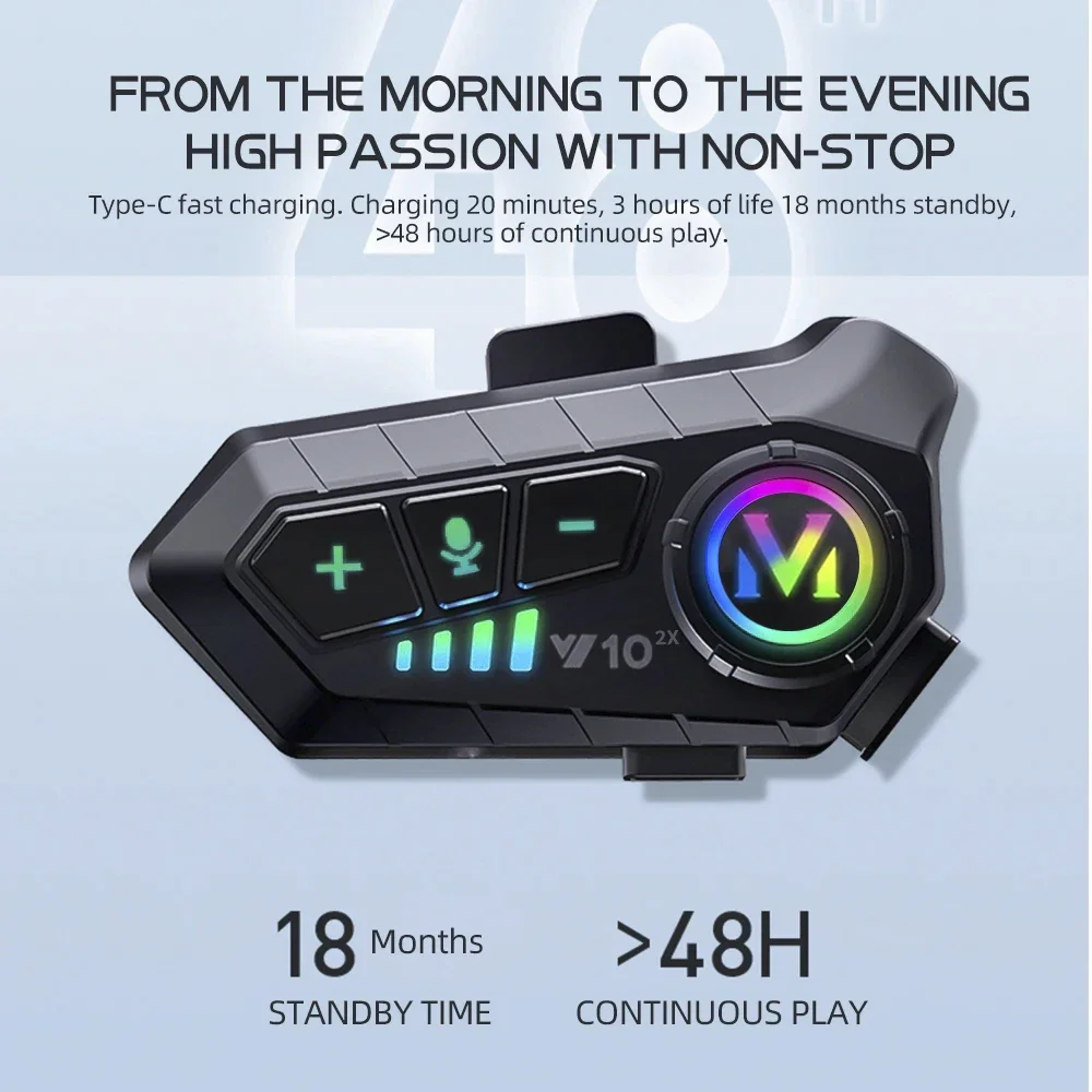 V10 2X Bluetooth Motosiklet Ka - Motorcycle Helmet Bluetooth Built In incelemesi ve fiyatı