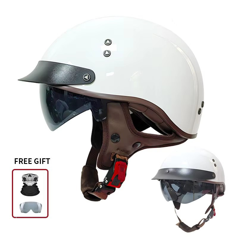 Özel Bulldog Motor Pistonu Bas - Open Face Helmet Retro Vintage incelemesi ve fiyatı