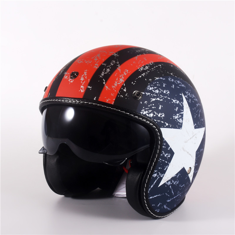 Yarım yüz bağbozumu motosiklet - Open Face Helmet Retro Vintage incelemesi ve fiyatı