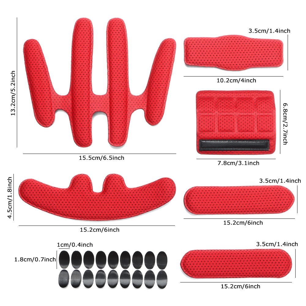 1 takım evrensel kask köpük pe - Helmet Replacement Liner Pads incelemesi ve fiyatı