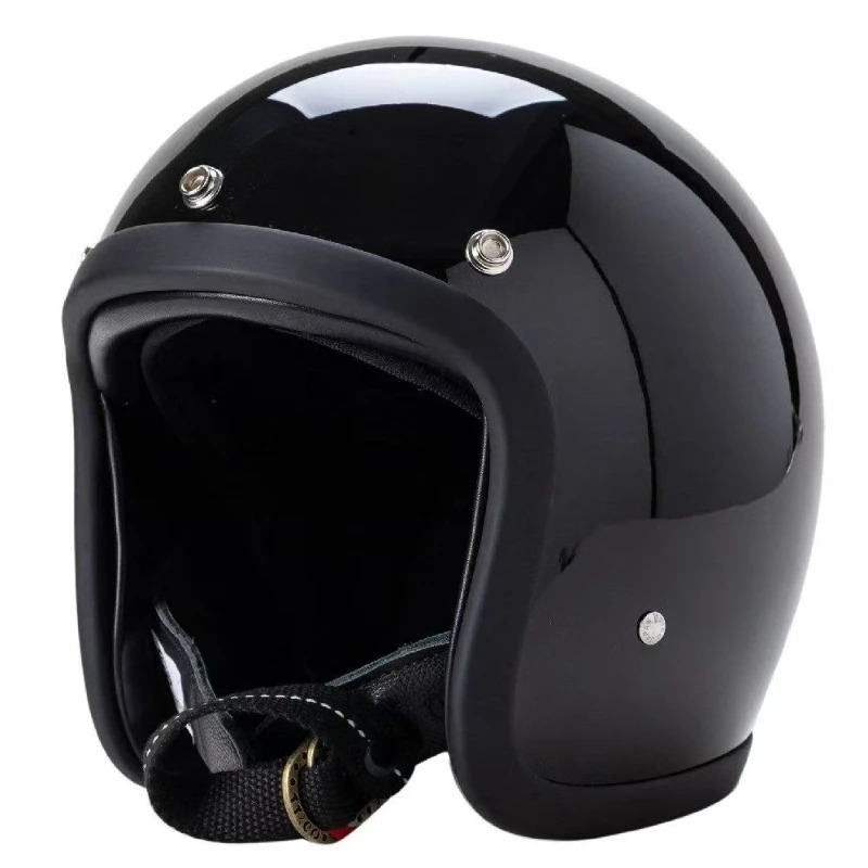 Japon Kore Tarzı Açık Yüz Moto - Open Face Helmet Retro Vintage incelemesi ve fiyatı