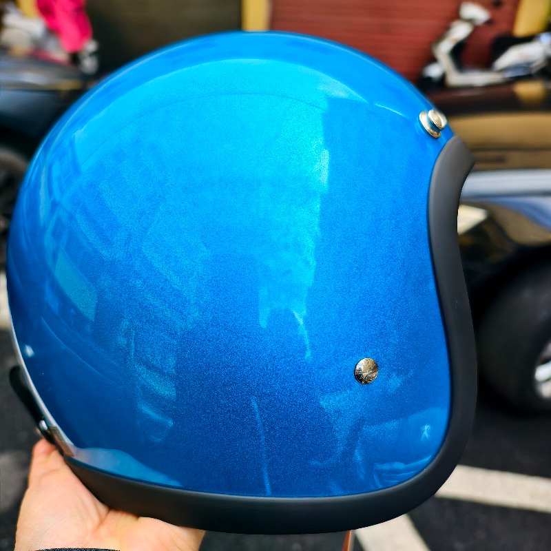 Japon Kore Tarzı Açık Yüz Moto - Open Face Helmet Retro Vintage incelemesi ve fiyatı