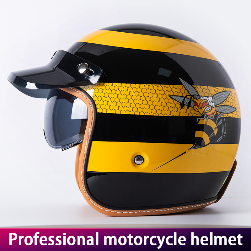 DOT Sertifikalı Retro 3/4 Açık - Open Face Helmet Retro Vintage incelemesi ve fiyatı