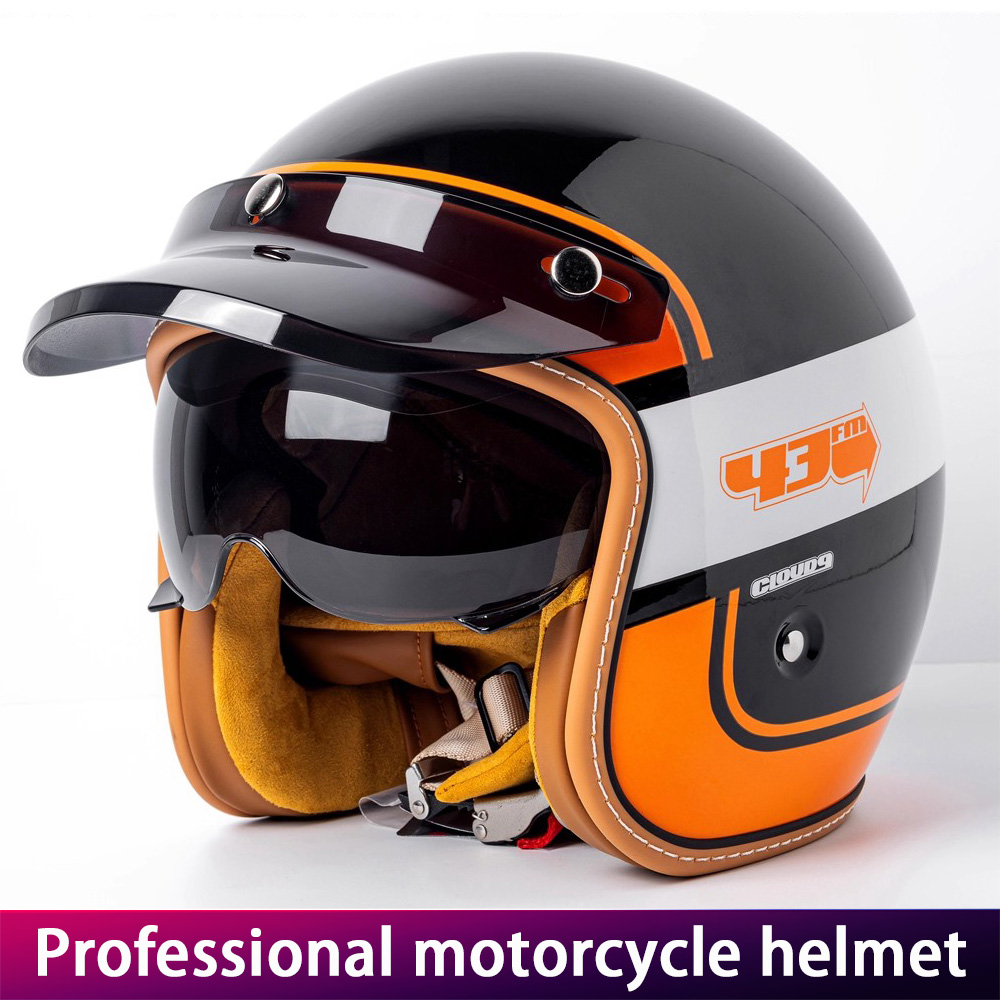 DOT Sertifikalı Retro 3/4 Açık - Open Face Helmet Retro Vintage incelemesi ve fiyatı