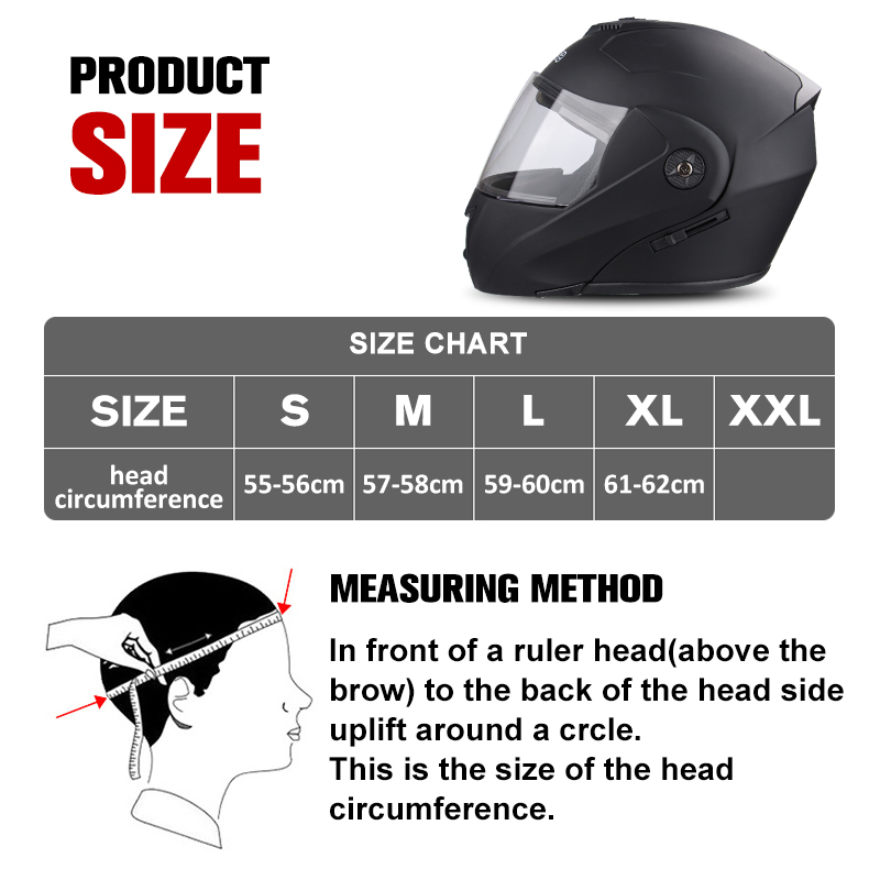 Yeni Modüler Motosiklet kaskı  - Motorcycle Helmet Bluetooth Built In incelemesi ve fiyatı