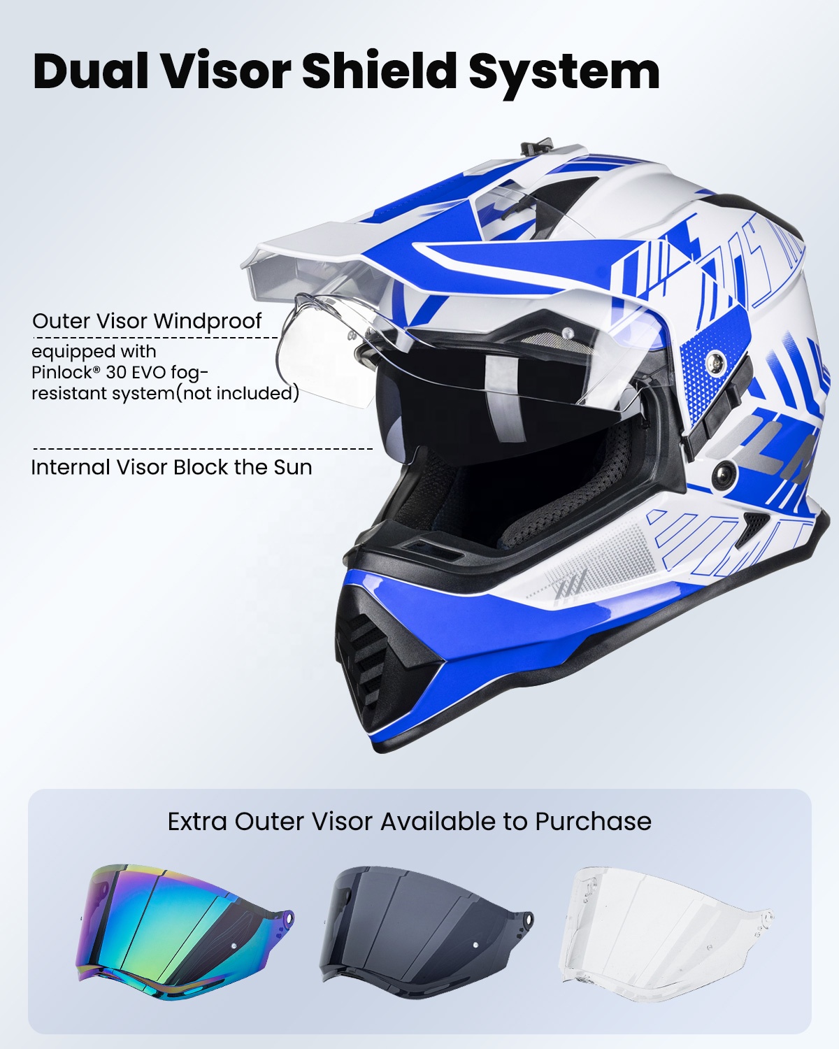 ILM Çift Amaçlı Macera Motosik - Dual Sport Helmet Adventure incelemesi ve fiyatı
