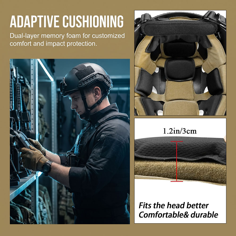 Taktik Kask Astar Pedi Seti Ev - Helmet Replacement Liner Pads incelemesi ve fiyatı