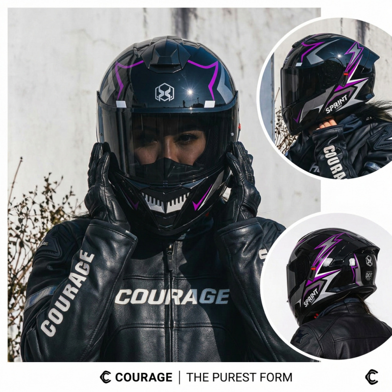 DOT Onaylı Modüler Kalkar Vizö - Modular Motorcycle Helmet Dot Approved incelemesi ve fiyatı
