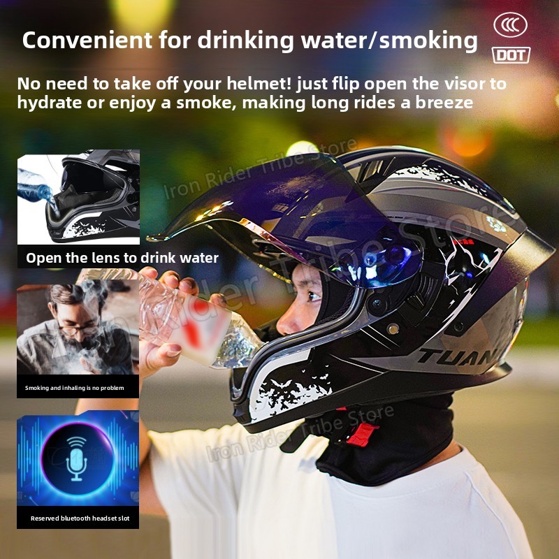 Modüler Yukarı Kalkar Yüzlü Mo - Flip Up Helmet Dual Visor incelemesi ve fiyatı