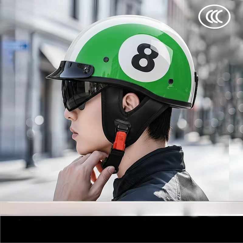 Vintage Açık Yüz Motosiklet Ka - Open Face Helmet Retro Vintage incelemesi ve fiyatı
