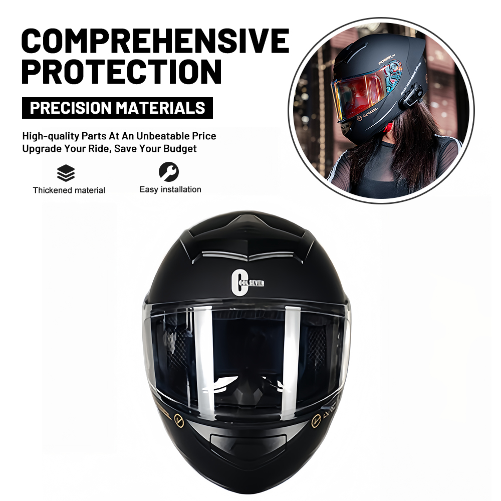 Tam Yüz Motosiklet Kaskı Çift  - Motorcycle Helmet Sun Visor Inner incelemesi ve fiyatı