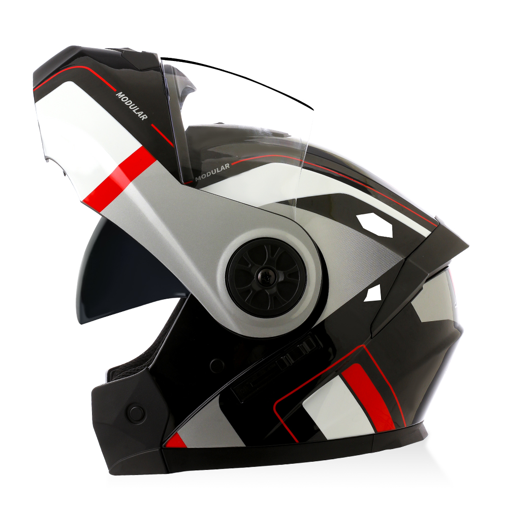 Yüksek Kaliteli Modüler Açılır - Modular Motorcycle Helmet Dot Approved incelemesi ve fiyatı