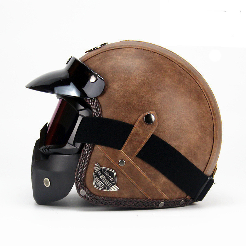 Yeni varış kaskları açık yüz 3 - Open Face Helmet Retro Vintage incelemesi ve fiyatı