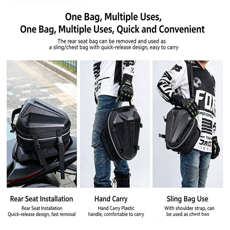 Su geçirmez Motosiklet Arka Ça - Motorcycle Helmet Bag Backpack incelemesi ve fiyatı