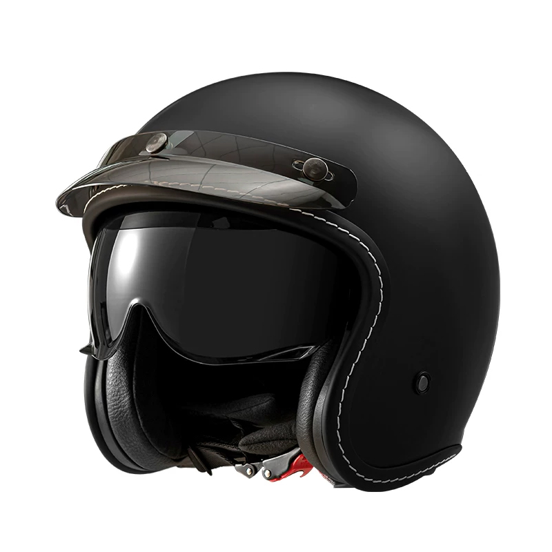 Retro Açık Yüz 3/4 Yarım Motos - Motorcycle Helmet Sun Visor Inner incelemesi ve fiyatı
