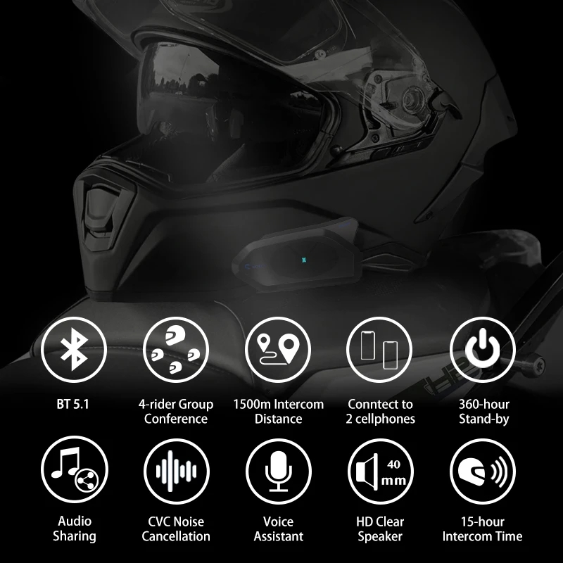 GOCOM4 motosiklet Bluetooth in - Motorcycle Helmet Bluetooth Built In incelemesi ve fiyatı