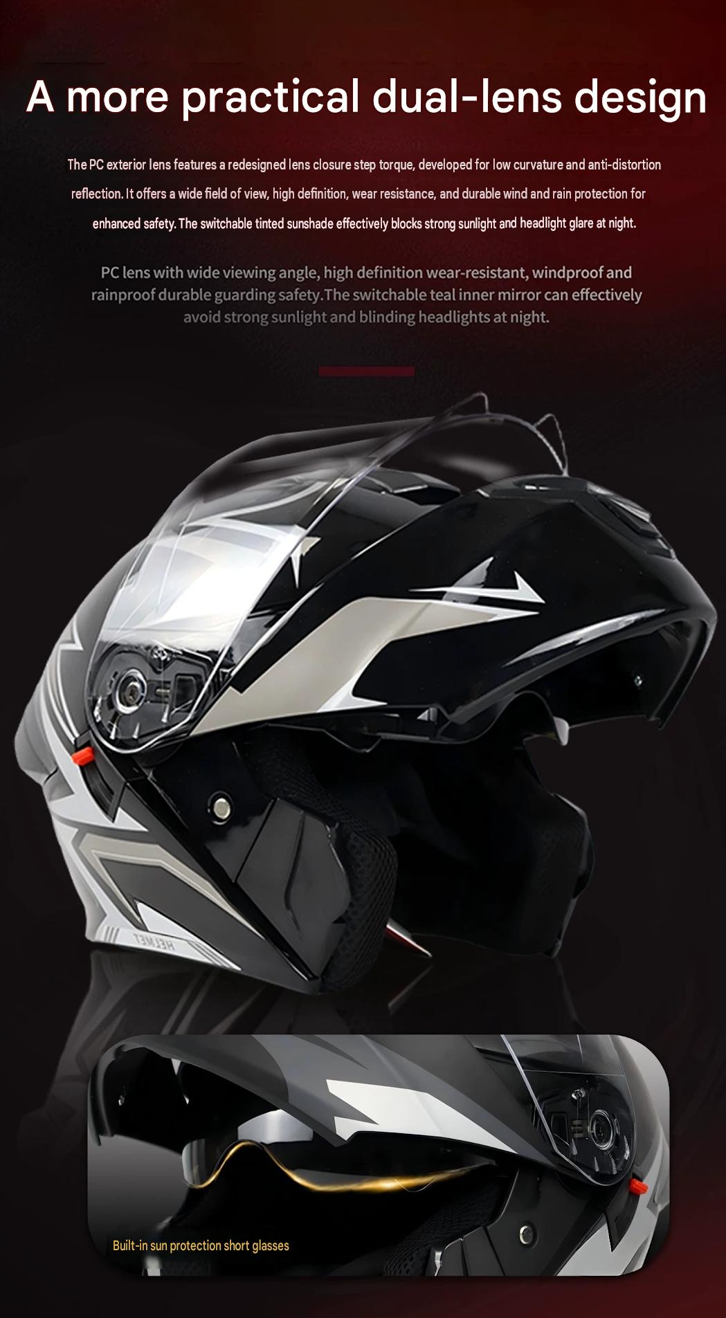 Her Mevsim Kullanılabilen Modü - Motorcycle Helmet Sun Visor Inner incelemesi ve fiyatı