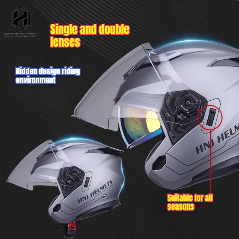 Sıcak motosiklet yarım kask 3/ - Motorcycle Helmet Bluetooth Built In incelemesi ve fiyatı