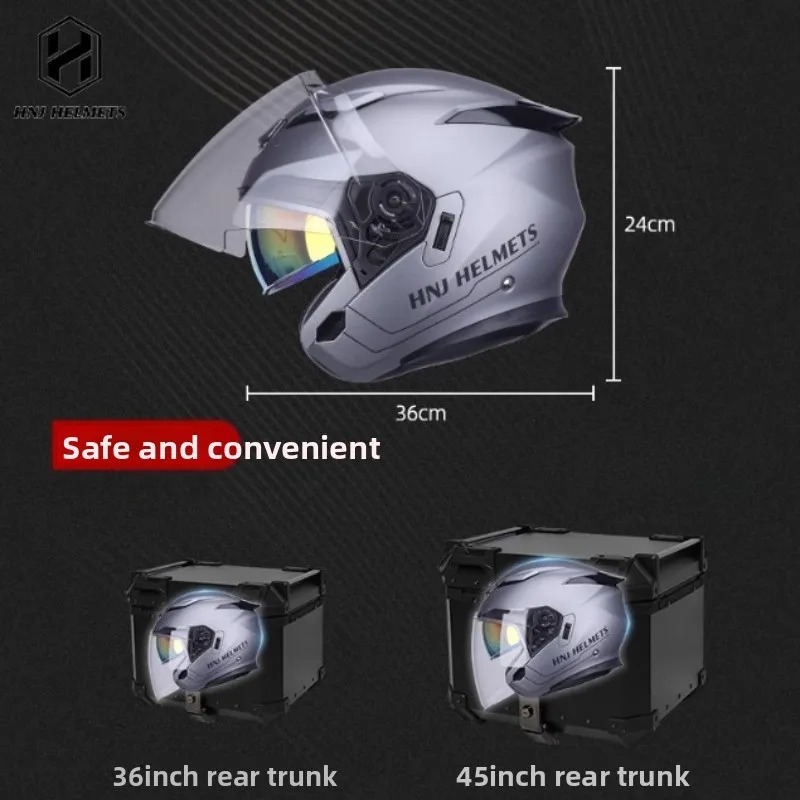 Sıcak motosiklet yarım kask 3/ - Motorcycle Helmet Bluetooth Built In incelemesi ve fiyatı