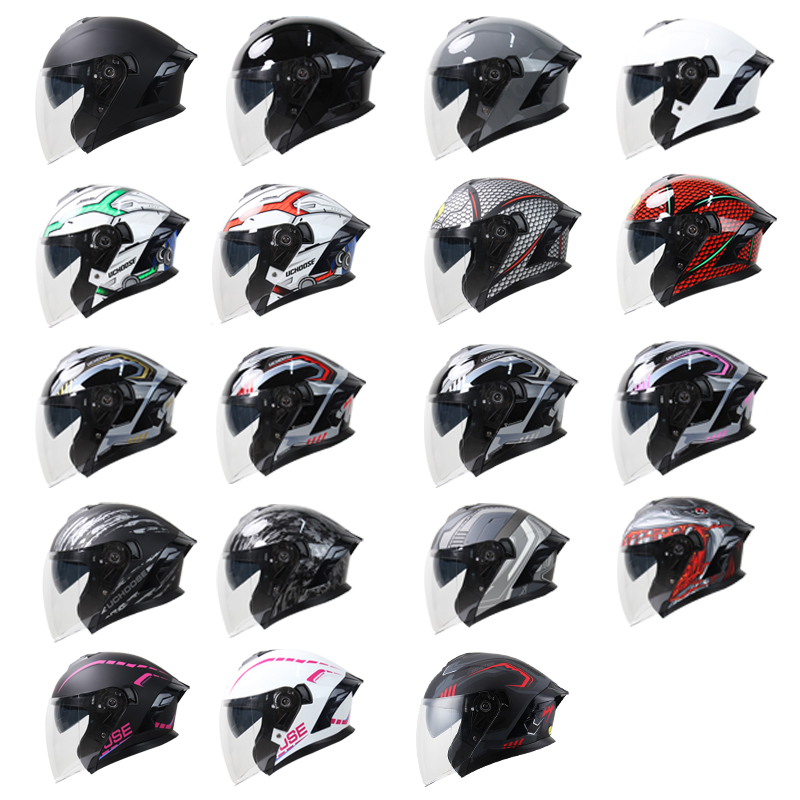 715-Motosiklet Çift Vizörlü Aç - Flip Up Helmet Dual Visor incelemesi ve fiyatı