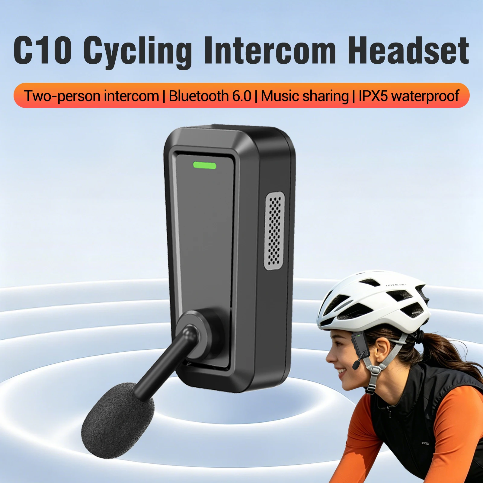 1/2 adet C10 kask interkom kul - Motorcycle Helmet Bluetooth Built In incelemesi ve fiyatı