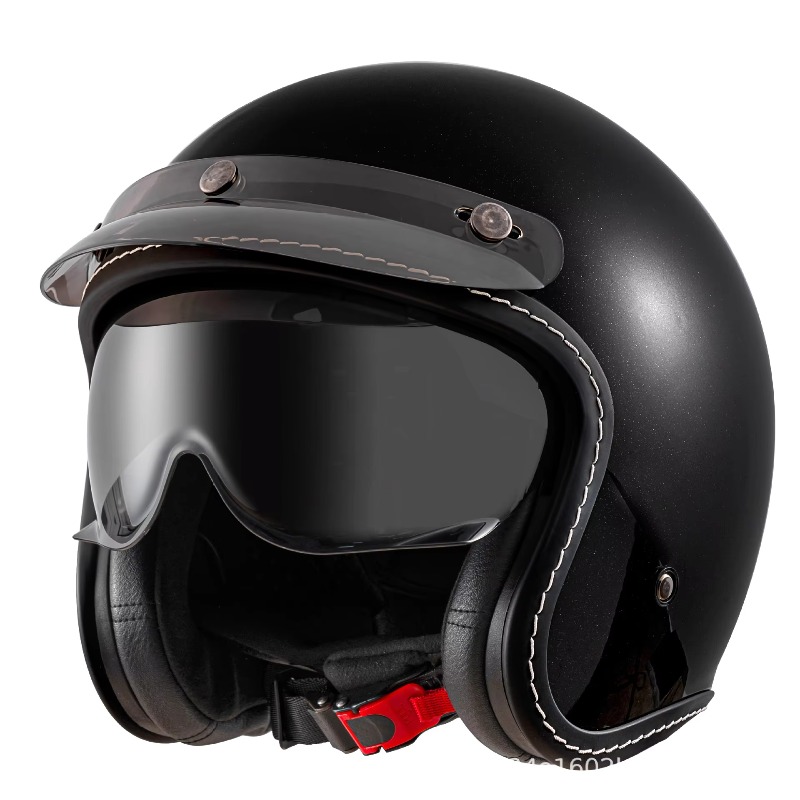 HOT Açık Yüz Motosiklet Kaskı  - Open Face Helmet Retro Vintage incelemesi ve fiyatı