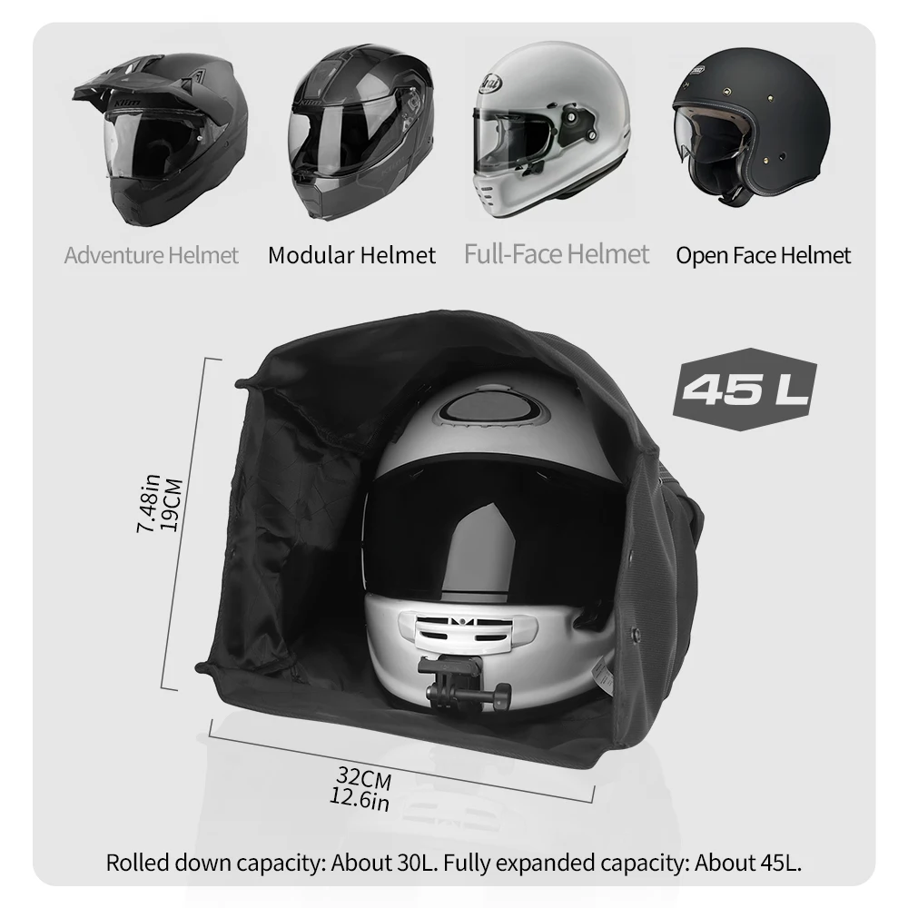 Rhinowalk Motosiklet Kask Sırt - Motorcycle Helmet Bag Backpack incelemesi ve fiyatı