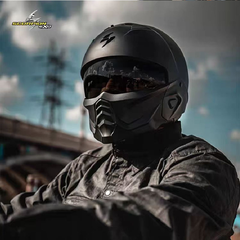 ABD Scorpion Exo-Combat II Mot - Full Face Helmet Carbon Fiber incelemesi ve fiyatı
