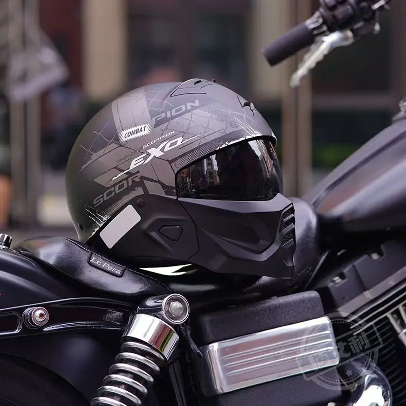 ABD Scorpion Exo-Combat II Mot - Full Face Helmet Carbon Fiber incelemesi ve fiyatı